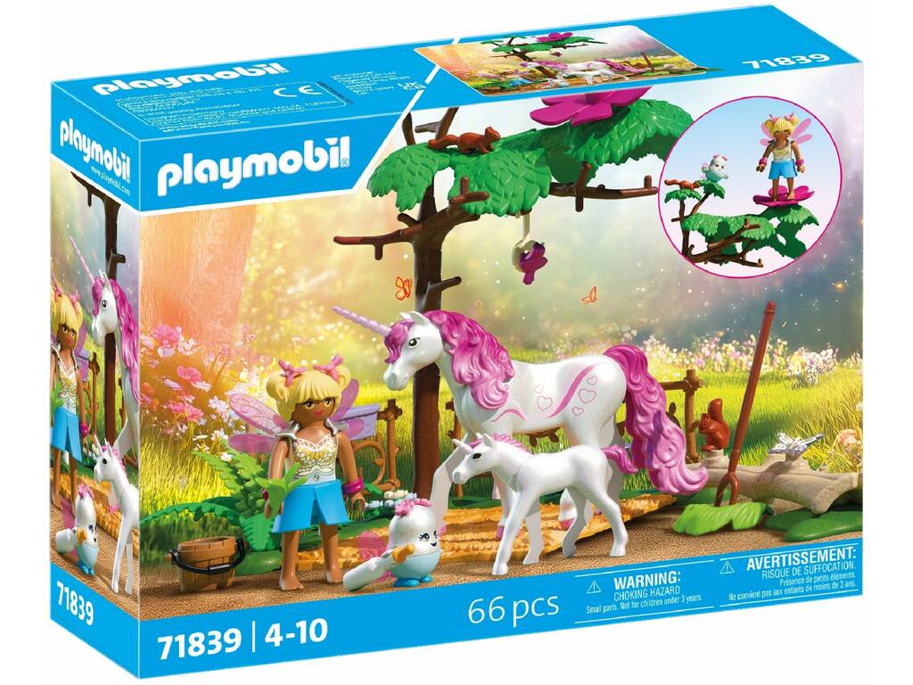 Playmobil Estable Mágico Unicornio para Mamá y Potro