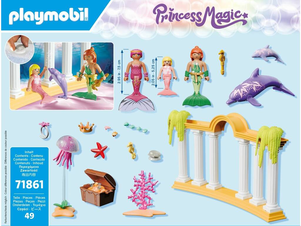 Playmobil Princess Magic Tesoro de Sirena con Delfines