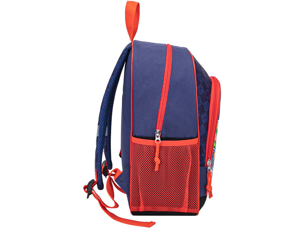 MarioKart Mochila Escolar com Bolsos de 37x27x17 cm