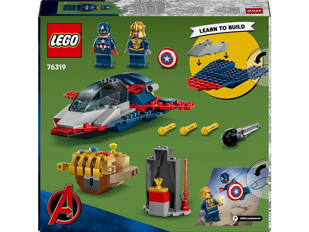 Lego Marvel Captain America vs Thanos