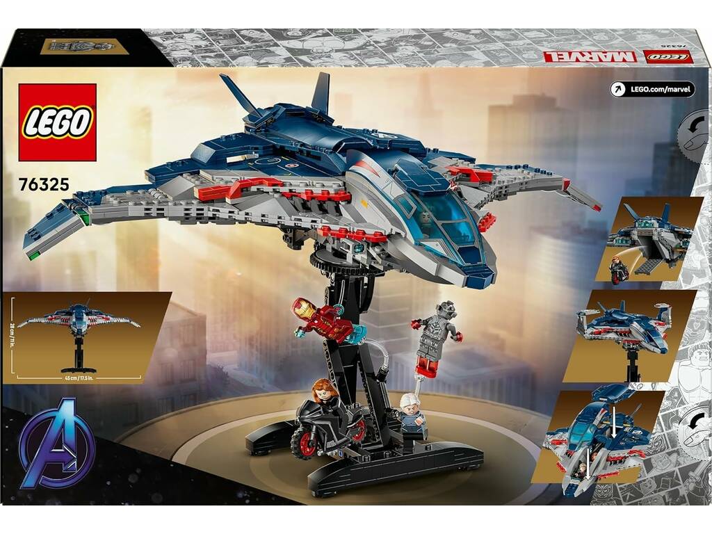 Lego Marvel Quinjet des Avengers : L'Ère d'Ultron