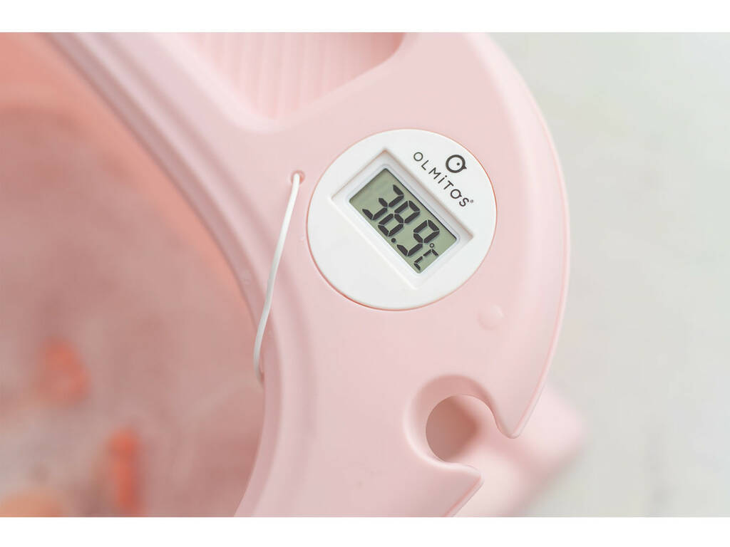 Baignoire pliante rose avec hamac