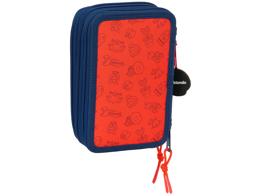 Trousse à crayons triple 37 pièces Super Mario Trick