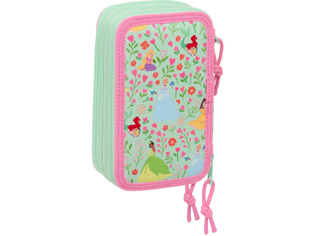 Trousse à crayons triple 37 pièces Princesses Disney Bloom
