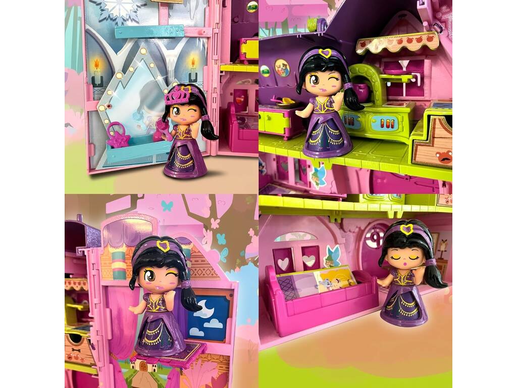 Pinypon Tales Manoir de conte de fées avec figurine et accessoires