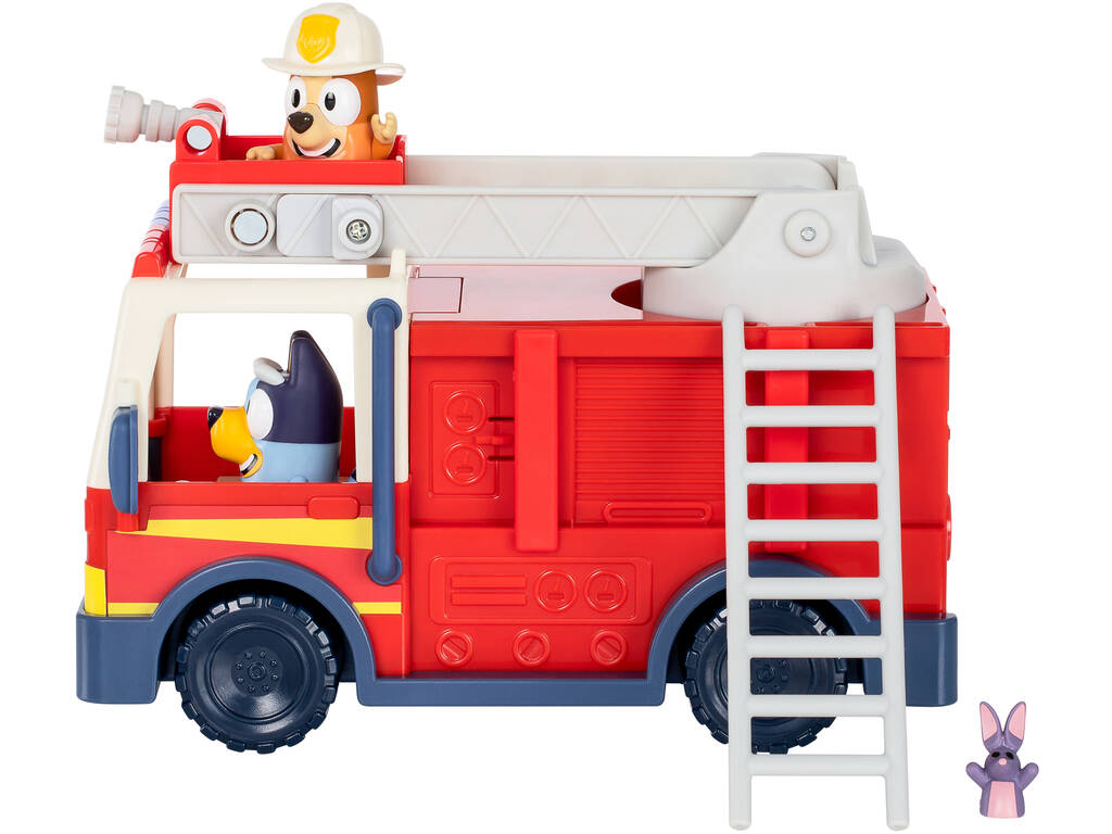 Bluey Set Camión de Bomberos con Figuras y Accesorios