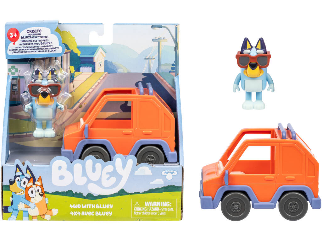 Bluey Set Véhicule avec figurine