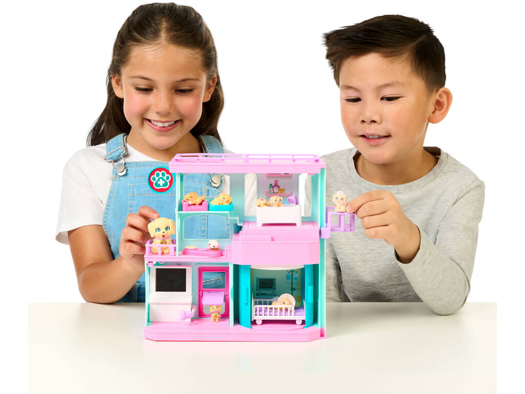 Little Live Pets Mama Surprise Families Clínica para Bebés Perritos
