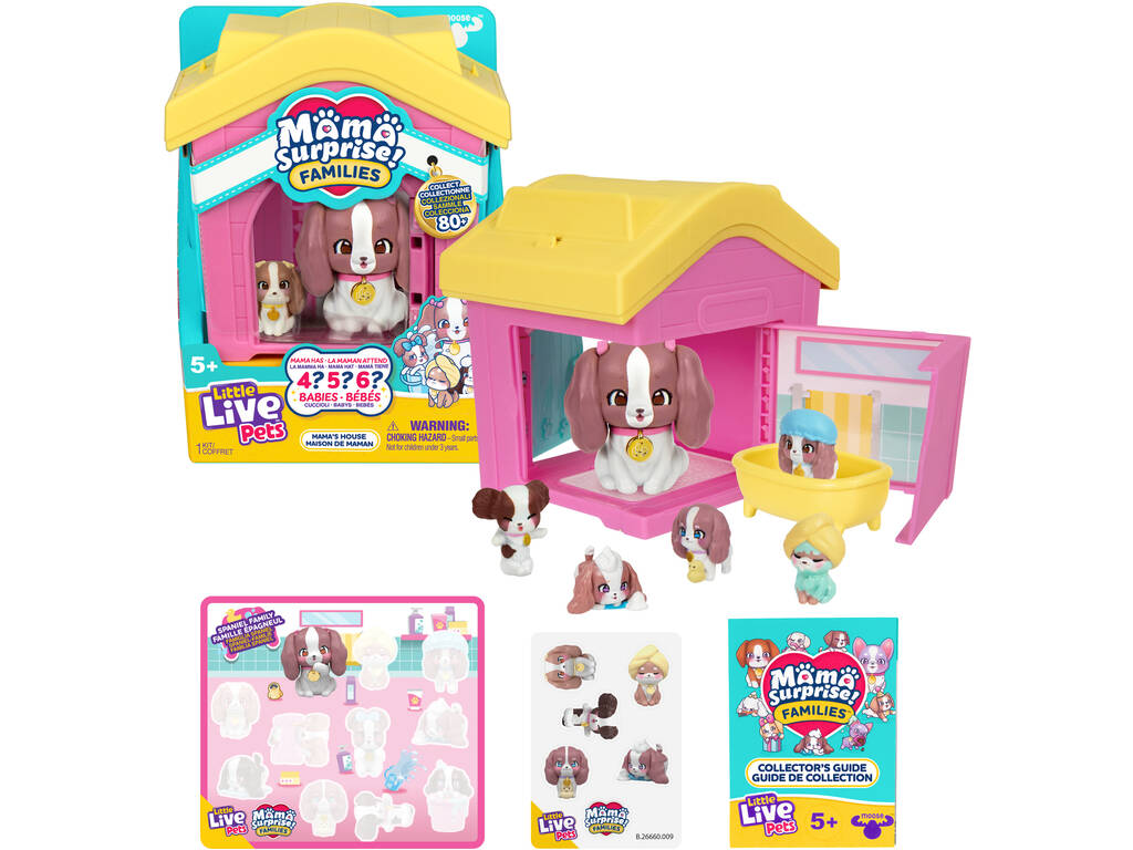 Little Live Pets Mama Surprise Families Maison de maman avec bébés