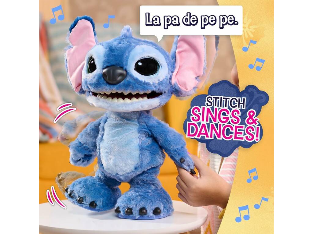 Disney Stitch Interactive Doll Stitch avec Plus de 100 Sons et Réactions 43 cm