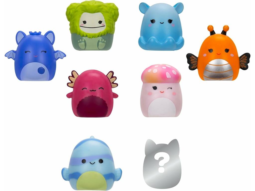 Squish-a-longs Original par Squishmallows Pack 8 Mini-Squish