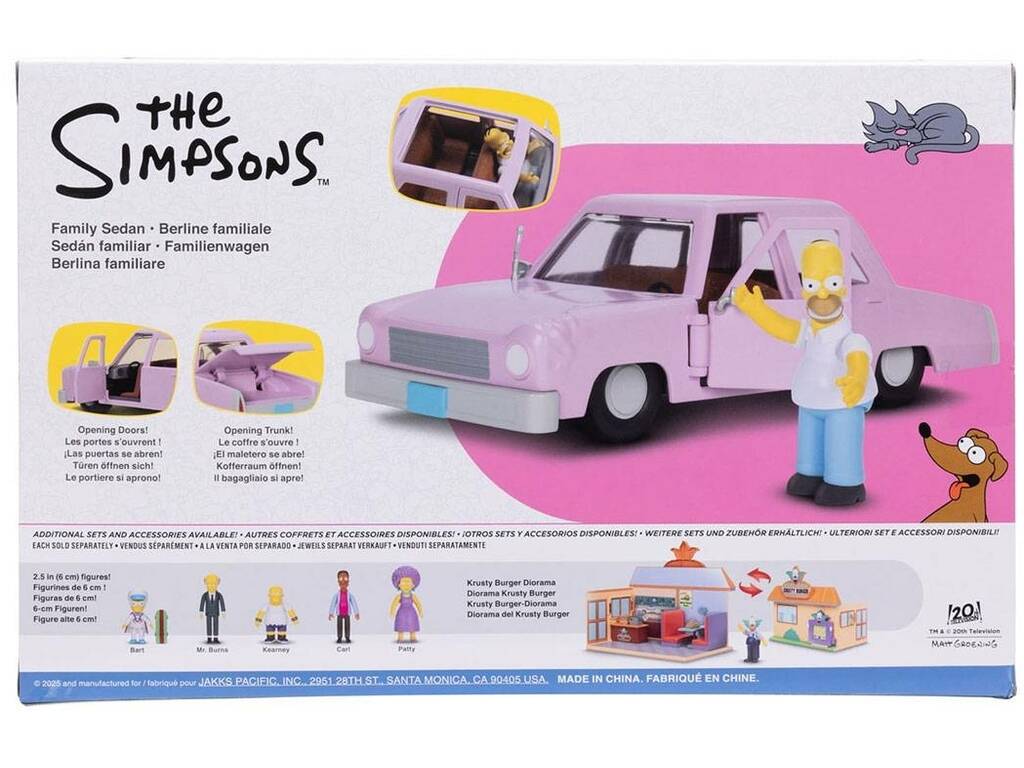 The Simpsons Sedán Familiar con Figura Homer