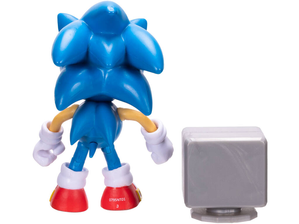 Sonic The Hedgehog Figurine articulée de 10 cm avec accessoire