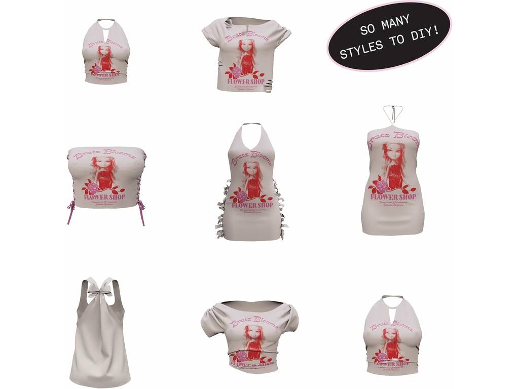 Bratz Stylin’ Muñeca Jasmin con Camiseta para Ti