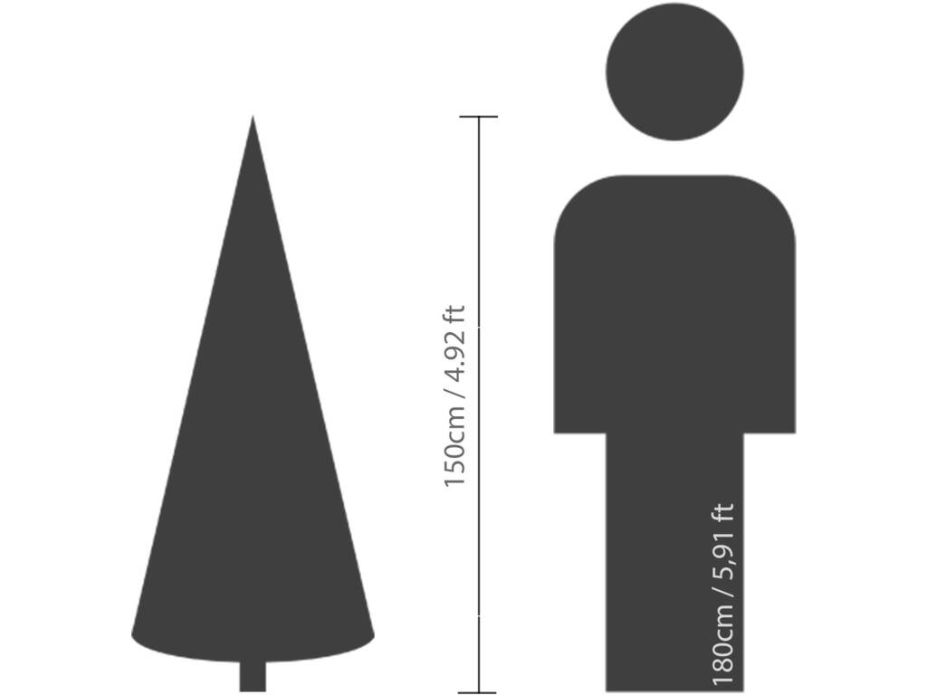 Sapin de Noël Imperial Pine de 150 cm avec 340 branches Everlands