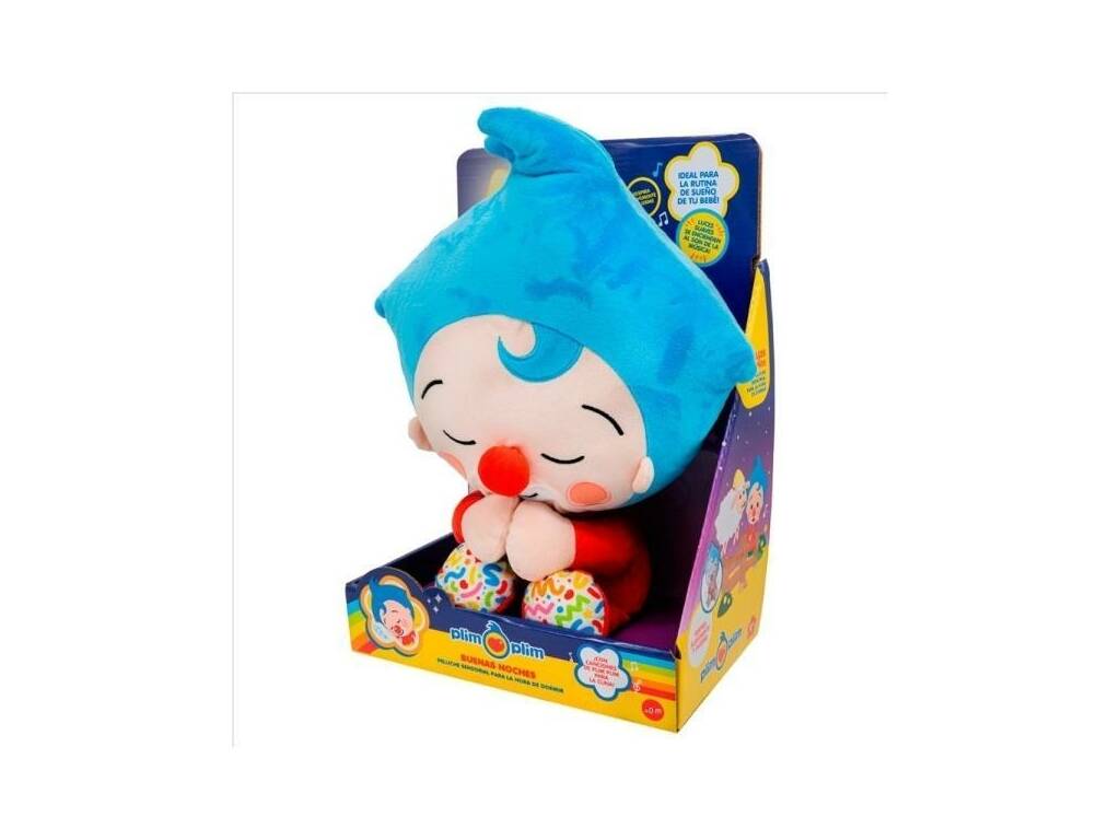 Plim Plim Peluche Buenas Noches de 35 cm con Frases y Canciones