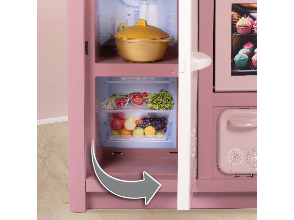 Cuisine Loft Rosa avec appareils électroménagers et 27 accessoires