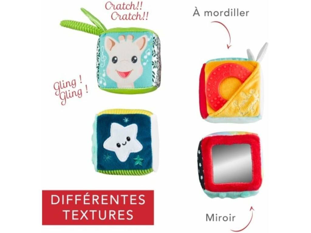 Sophie La Girafe 4 Cubos Multi-actividades