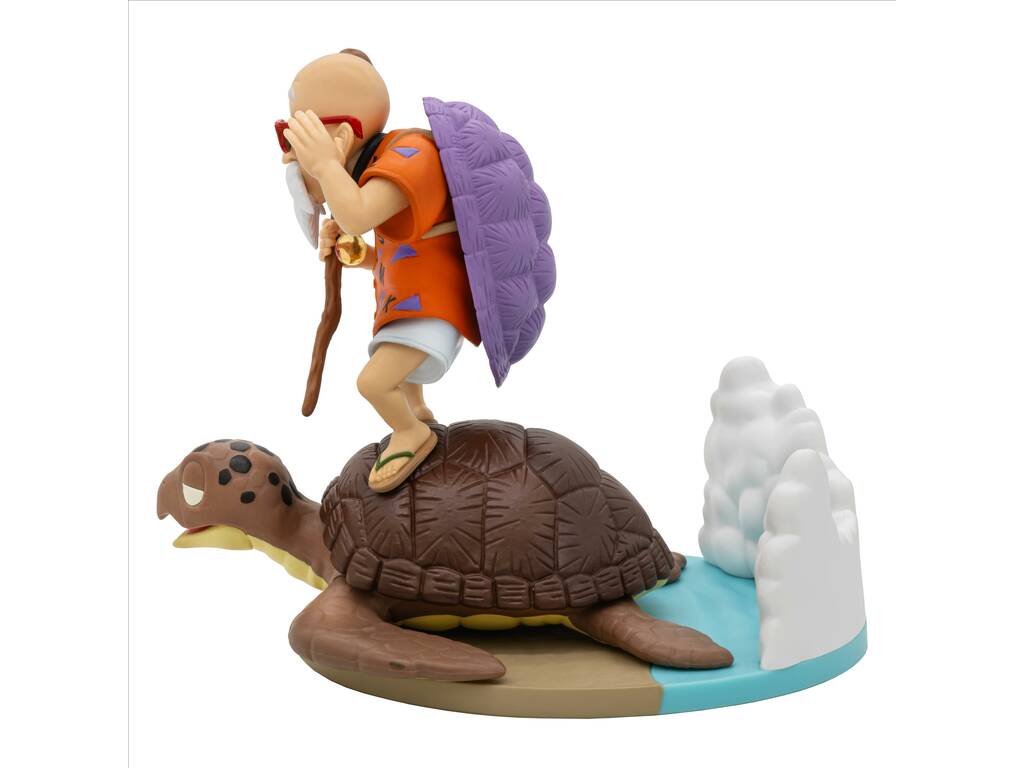 Dragon Ball History Box Figura Maestro Roshi con Tortuga de 12 cm