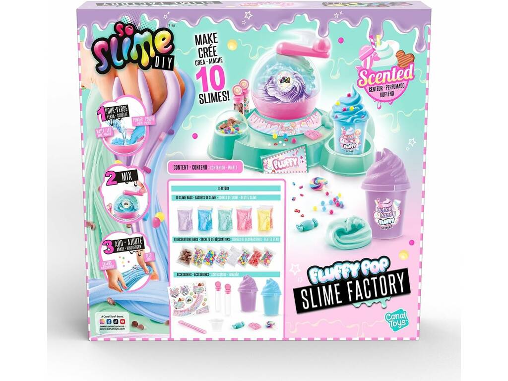 So Slime DIY Fábrica de Slime Fluffy Pop