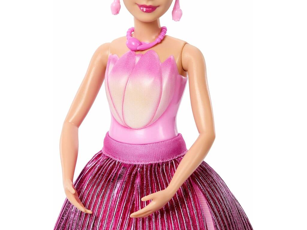 Barbie Petal Pop Bambola Rosa con Cucciolo e Accessori