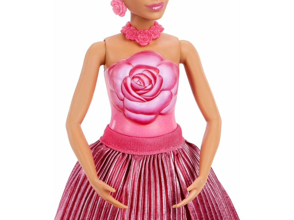 Barbie Petal Pop Bambola Fucsia con Cucciolo e Accessori