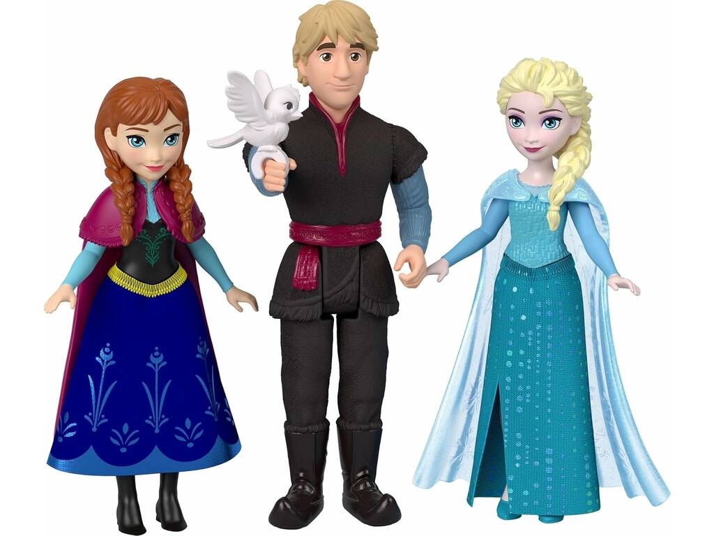 Disney Frozen Pack Conjunto de Personagens da Anna e Elsa
