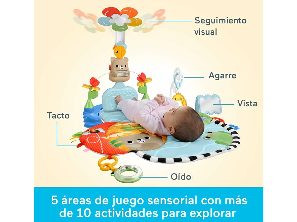 Fisher Price Ginásio de Atividades 3 em 1 Patadinhas e Baloiço