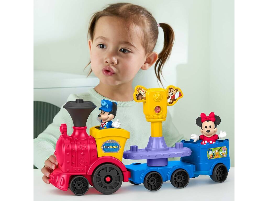 Fisher Price Little People Mickey Mouse Clubhouse Tren Musical de Mickey y Minnie