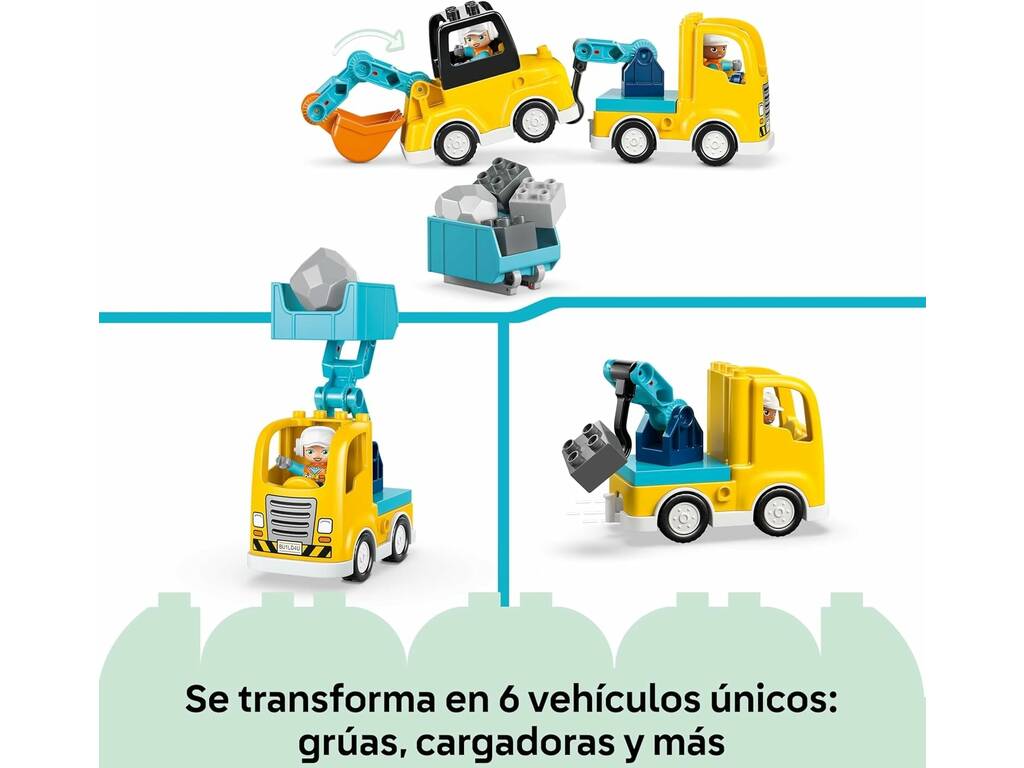 Lego Duplo Veículos de Construção 3 em 1