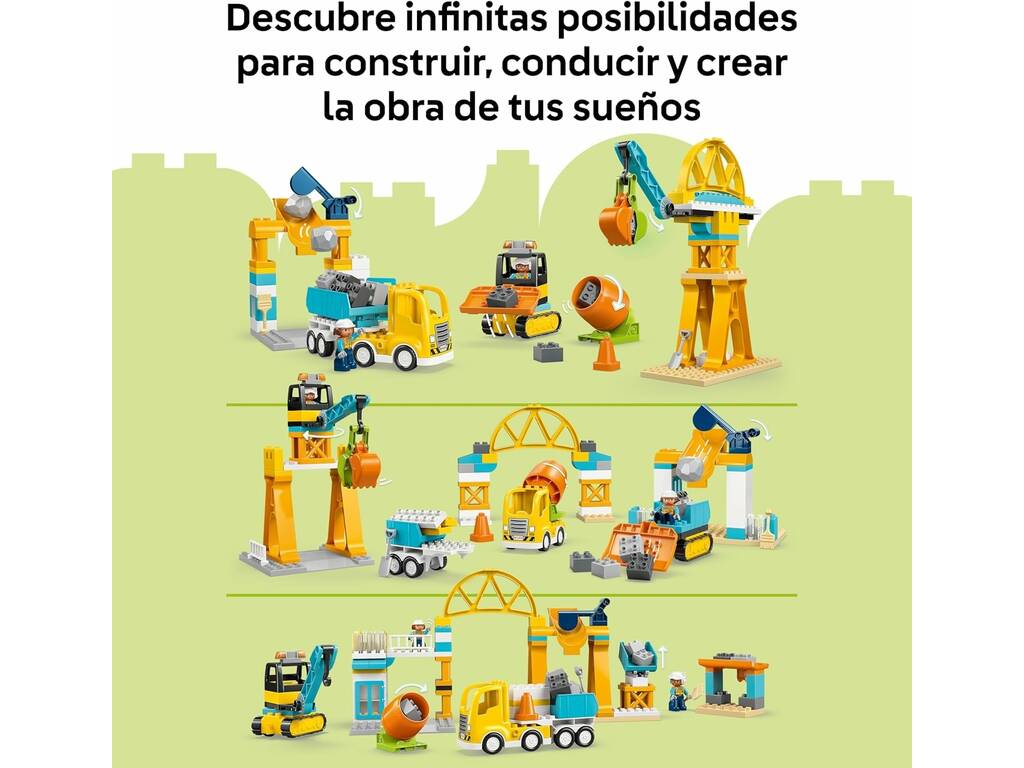 Lego Duplo Obra e Veículos de Construção 3 em 1