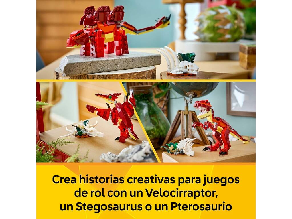 Lego Creator 3 in 1 Dinosauri Feroci