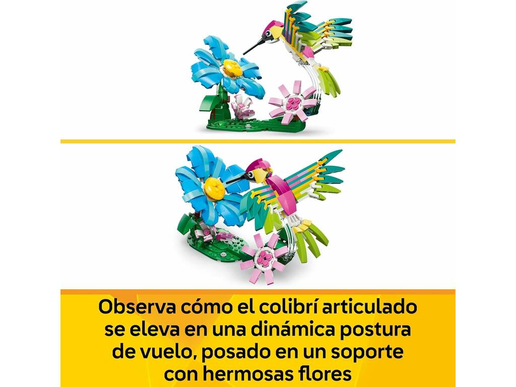 Lego Creator 3 in 1 Fauna Selvatica: Colibrì Colorato