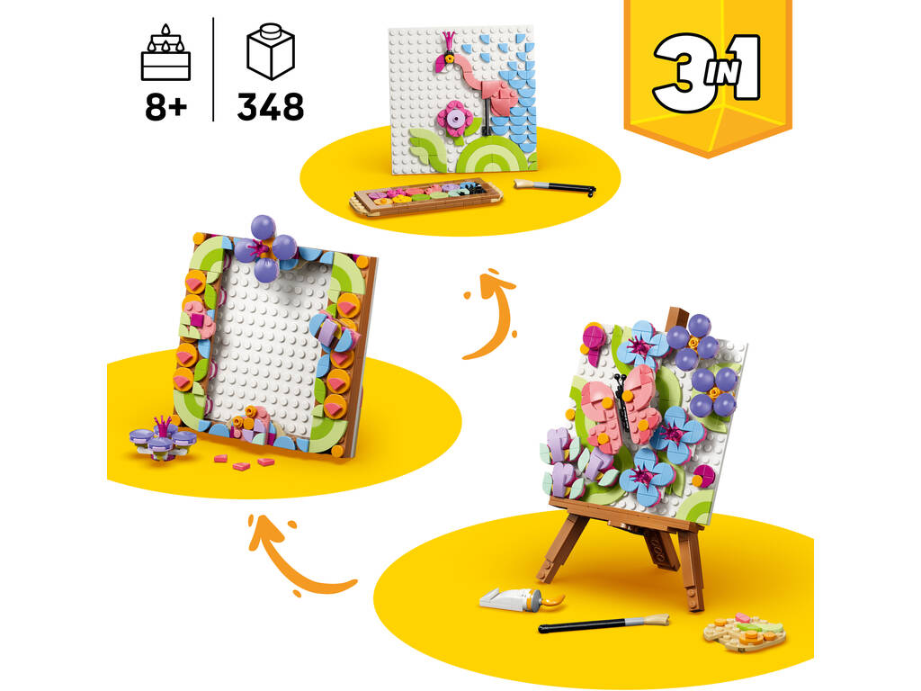 Lego Creator Pintura Decorativa de Arte Floral