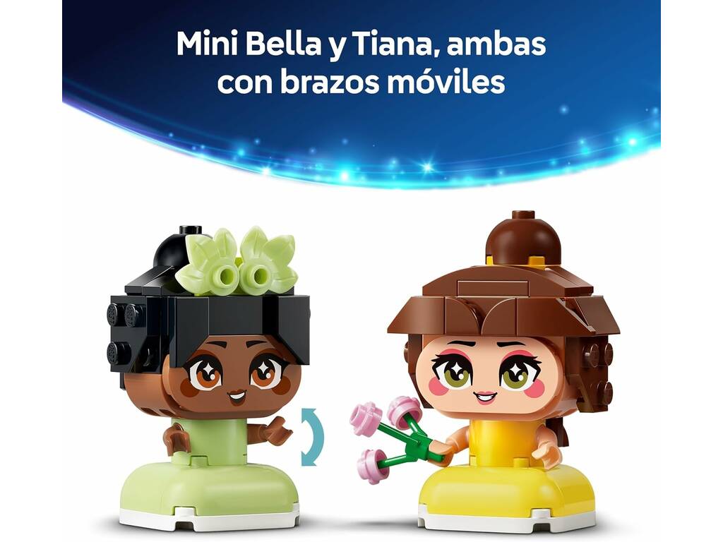 Lego Disney Mini Bella e Tiana con castello