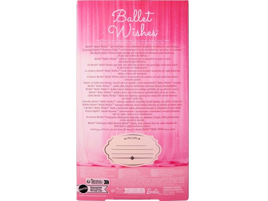 Barbie Signature Boneca Ballet Wishes