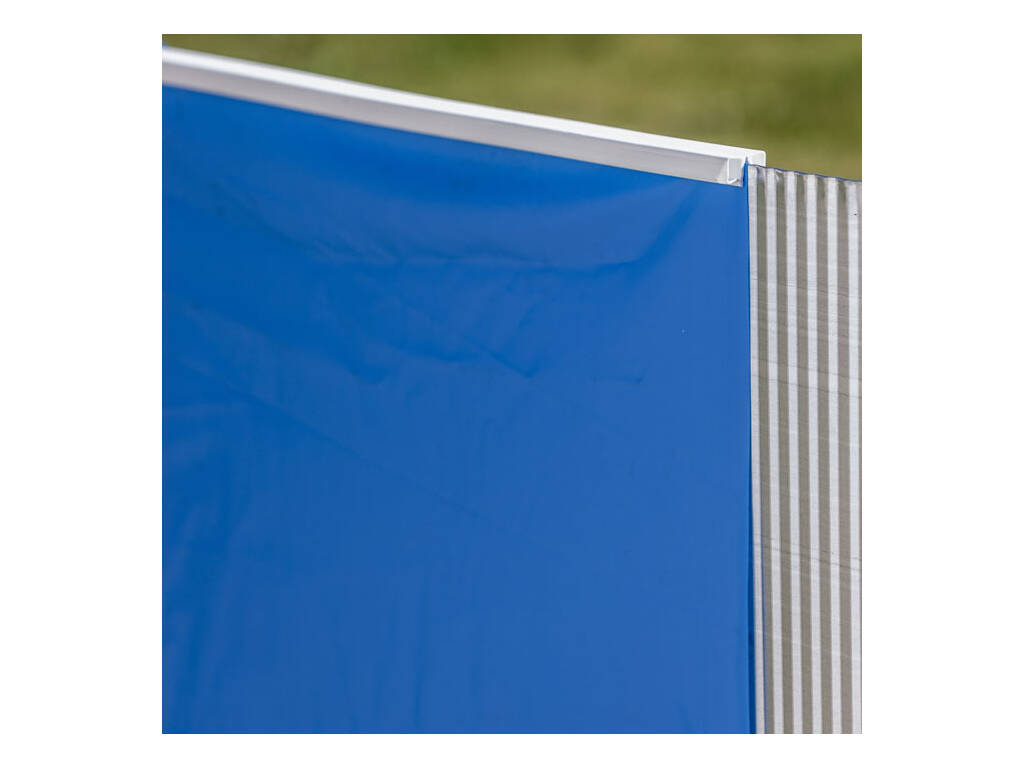 Piscine ronde aspect anthracite 460 x 120 cm Gre KIT460GY