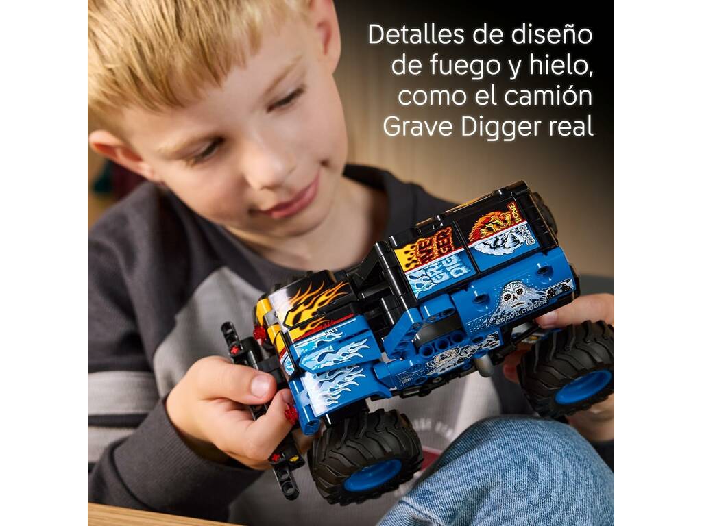Lego Technic Monster Jam Grave Digger Fuoco e Ghiaccio