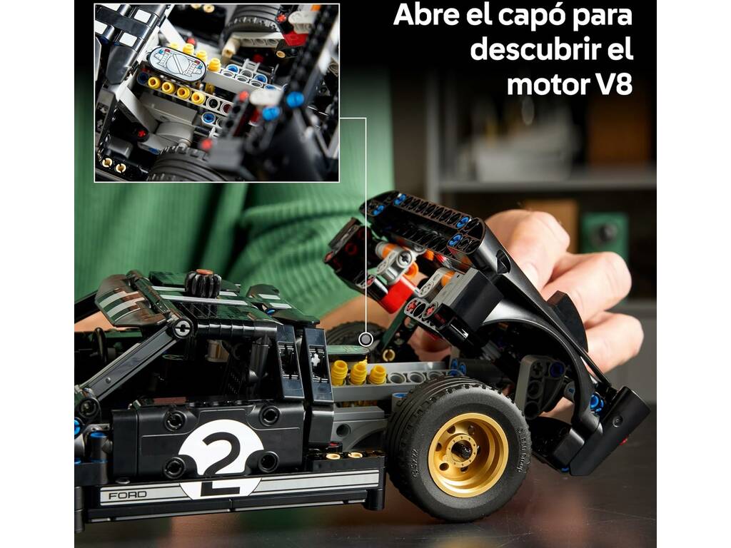Lego Technic Auto da corsa Ford GT40 MKII del 1966
