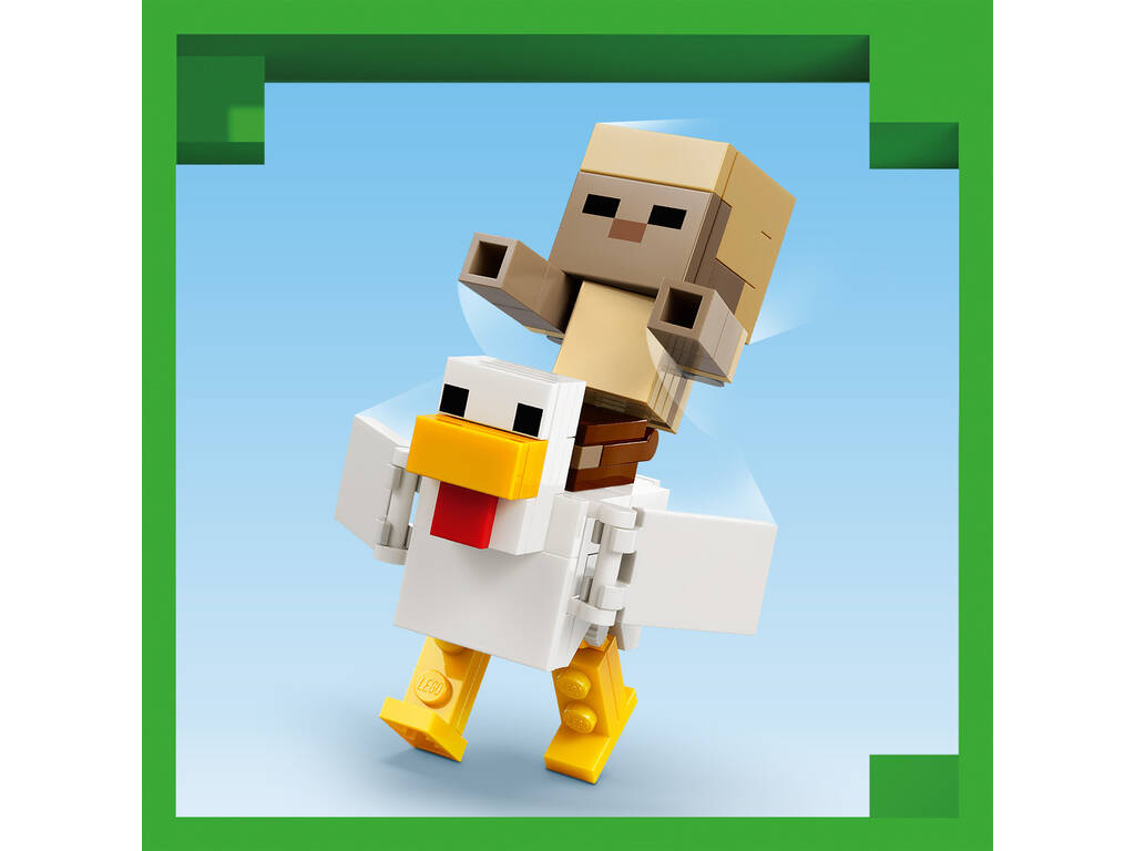 Lego Minecraft Ataque del Jinete Avícola en el Desierto