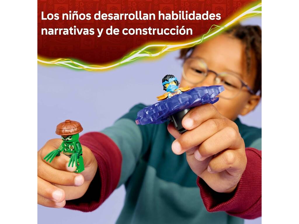 Lego Ninjago Nya vs Mutantenmonster-Spinner
