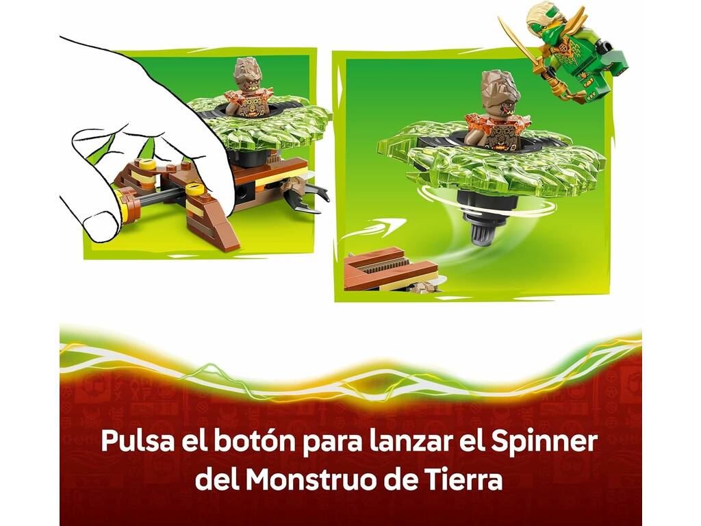 Lego Ninjago Lloyd contro Spinner del mostro della terra