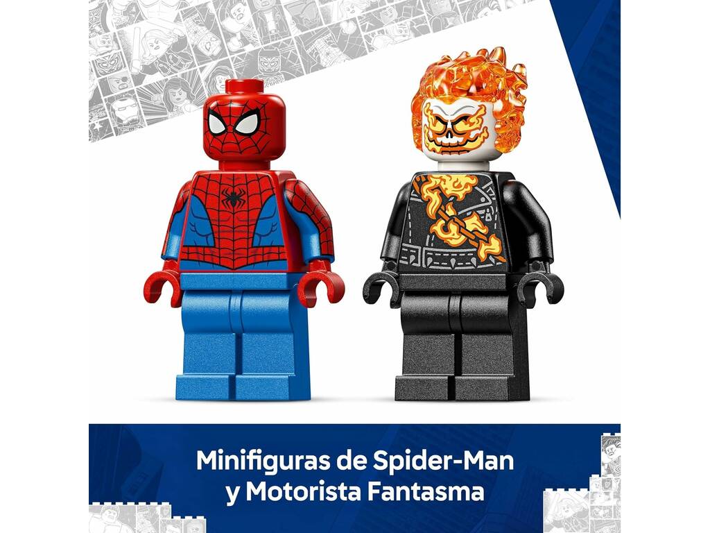 Lego Marvel Spiderman vs Moto del Motociclista Fantasma