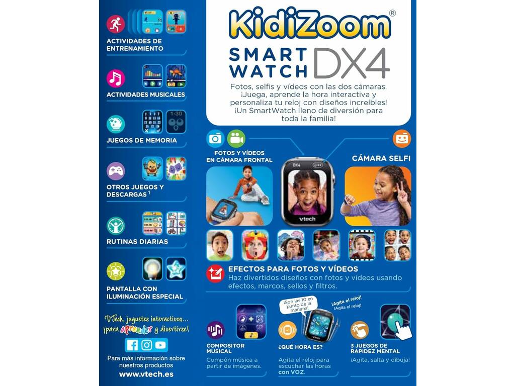 KidiZoom Smart Watch DX4 Azul