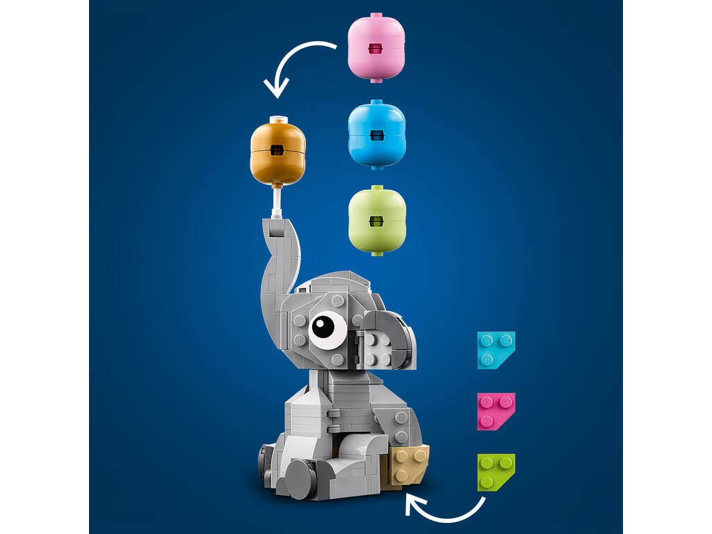Lego Bebé Elefante en el Cielo