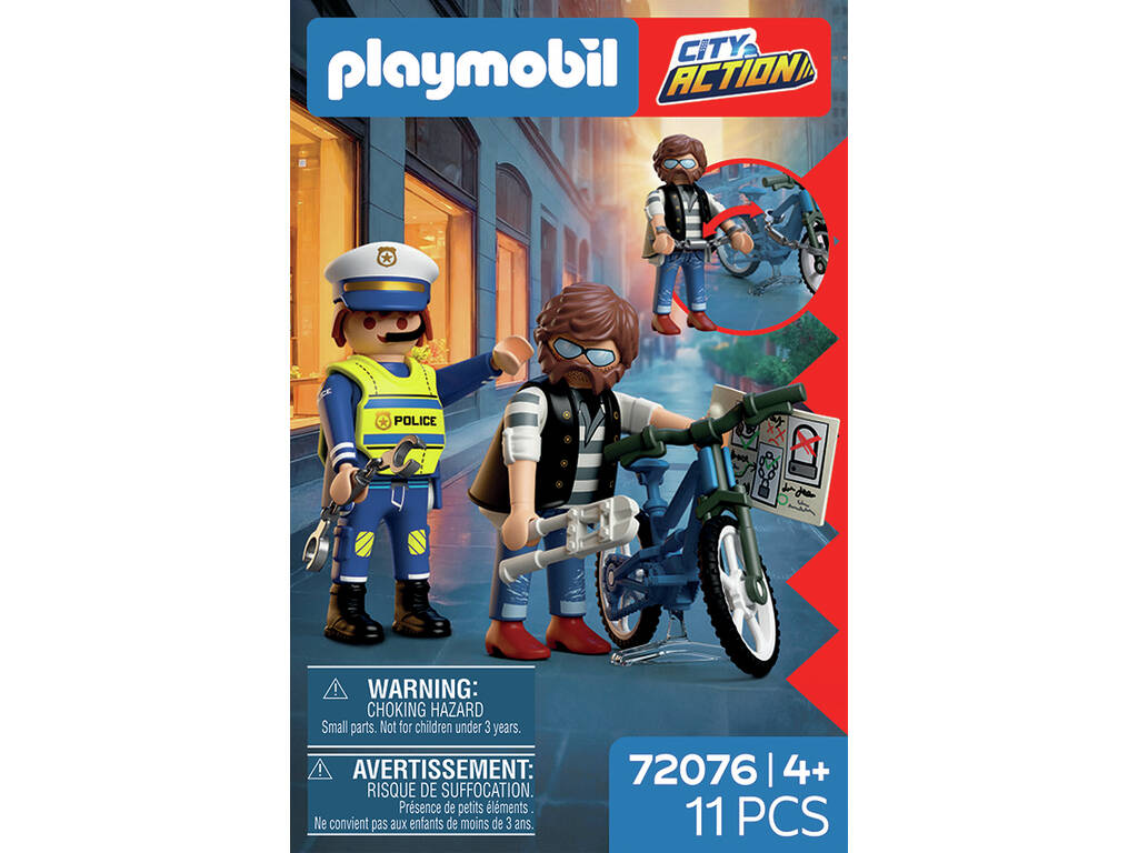 Playmobil City Action Robo de Bicicleta