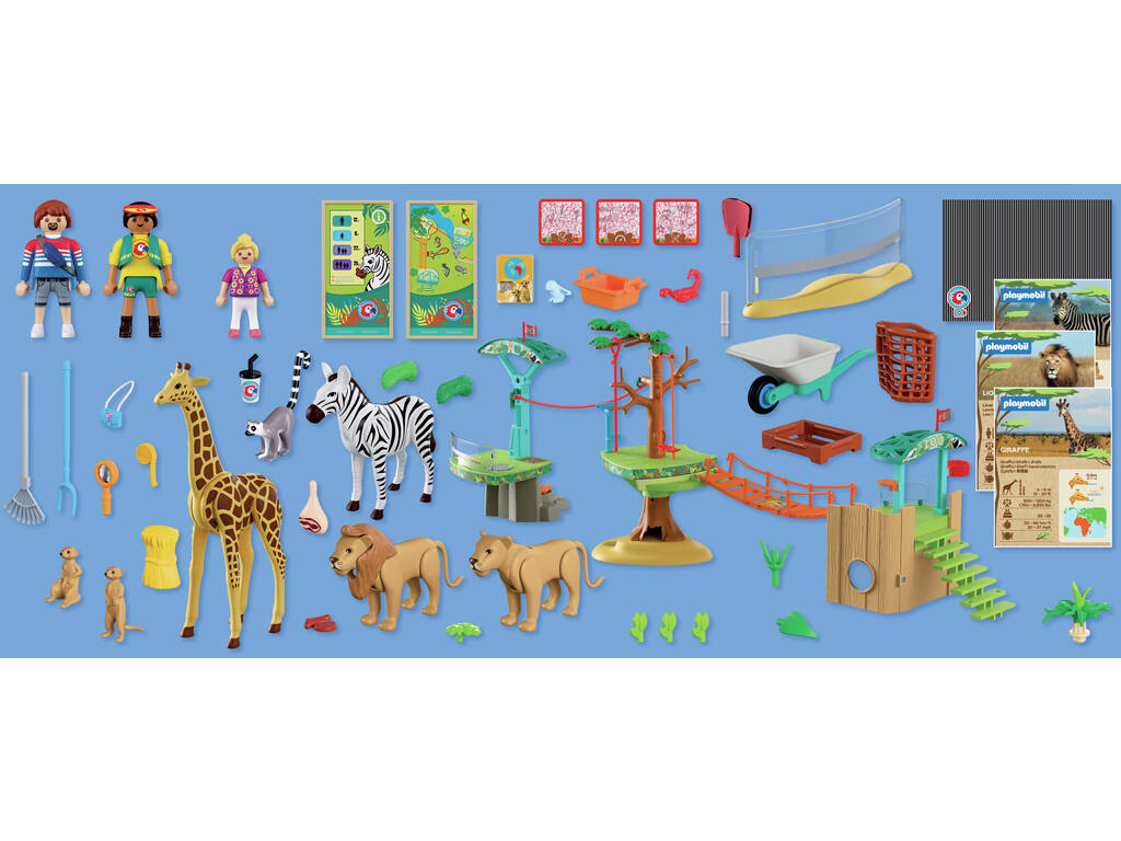 Playmobil Animals & Friends Zoo: Parque de Aventuras