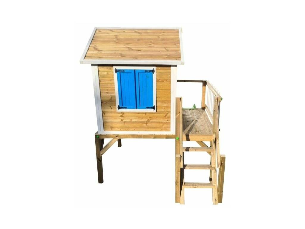 Maisonnette en bois Visby surélevée sur une plateforme de 90 cm, 258 x 200 x 315 cm Masgames MA809599X