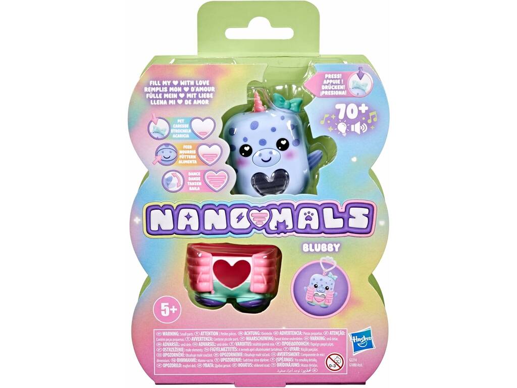 Nano-Mals, animaux de compagnie interactifs en porte-clés avec lumières et sons