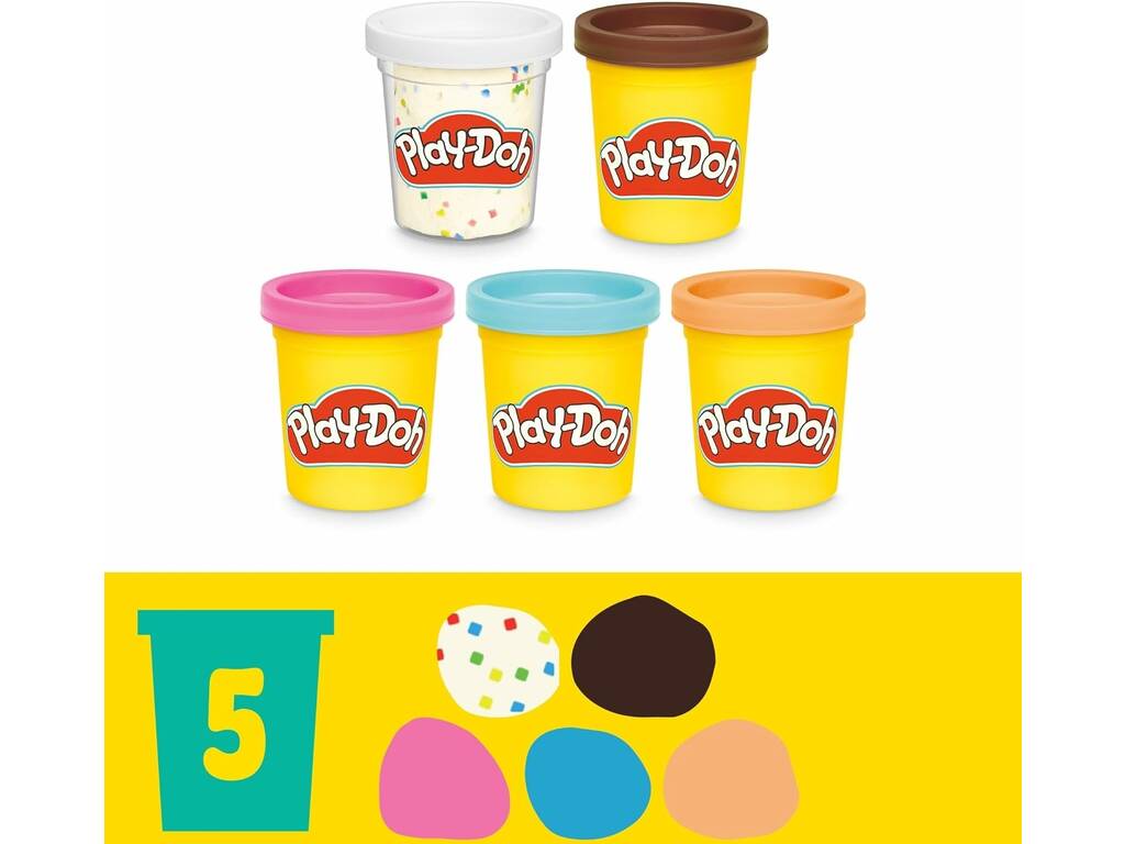 PlayDoh Mi Tienda de Dónuts con Plastilina y Moldes
